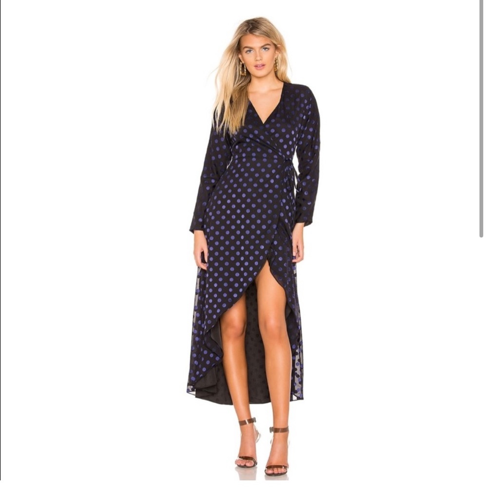 Revolve x Privacy Please MISHA MAXI DRESS IN PURPLE &
BLACK